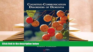 Audiobook  Cognitive-Communication Disorders of Dementia Trial Ebook