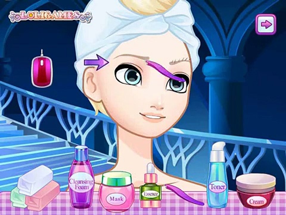 ELSA FROZEN MAQUILLAJE! - ELSA FROZEN MAKEUP! FROZEN GAME - ROKIPOKI