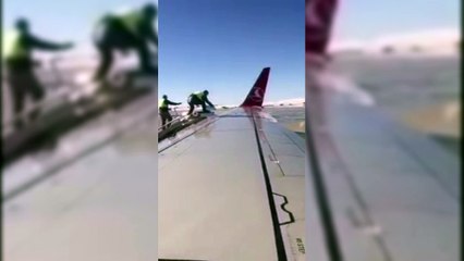 Technique Turque pas très fiable pour dégivrer un avion