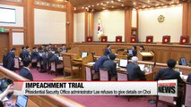 Constitutional Court holds fourth hearing in impeachment trial