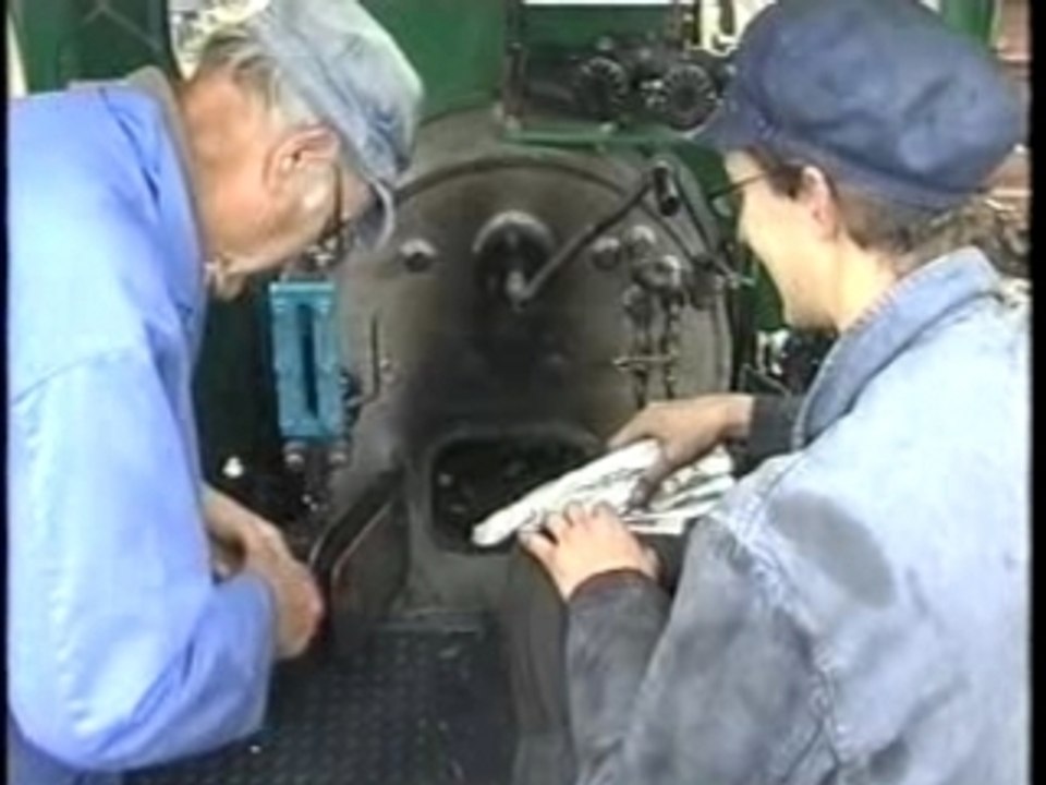 allumage de la vapeur du Chemin de Fer touristique d'Anse