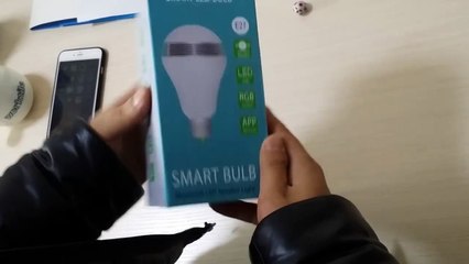 Download Video: Smart Bulb WIFI Wireless Bluetooth Speakers With LED Lamp Unboxing Review