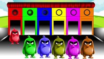 Learn Colors for Children - Angry birds Colours for Kids to Learn - Color Learning Videos