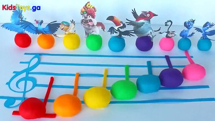 Sora Kids - Learn Colors Counting Play-Doh Surprise Eggs Rio Learning Colours