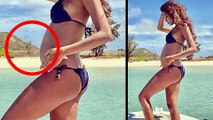 Lisa Haydon CONFIRMS Pregnancy  Shows Off Baby Bump In Blue Bikini  Lisa Haydon Instagram