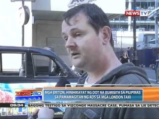 News to Go - DOT taxi ads draw Brit tourists to Philippines
