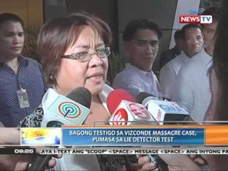 News to Go - New Vizconde massacre witness passes lie detector test - 05/13/11