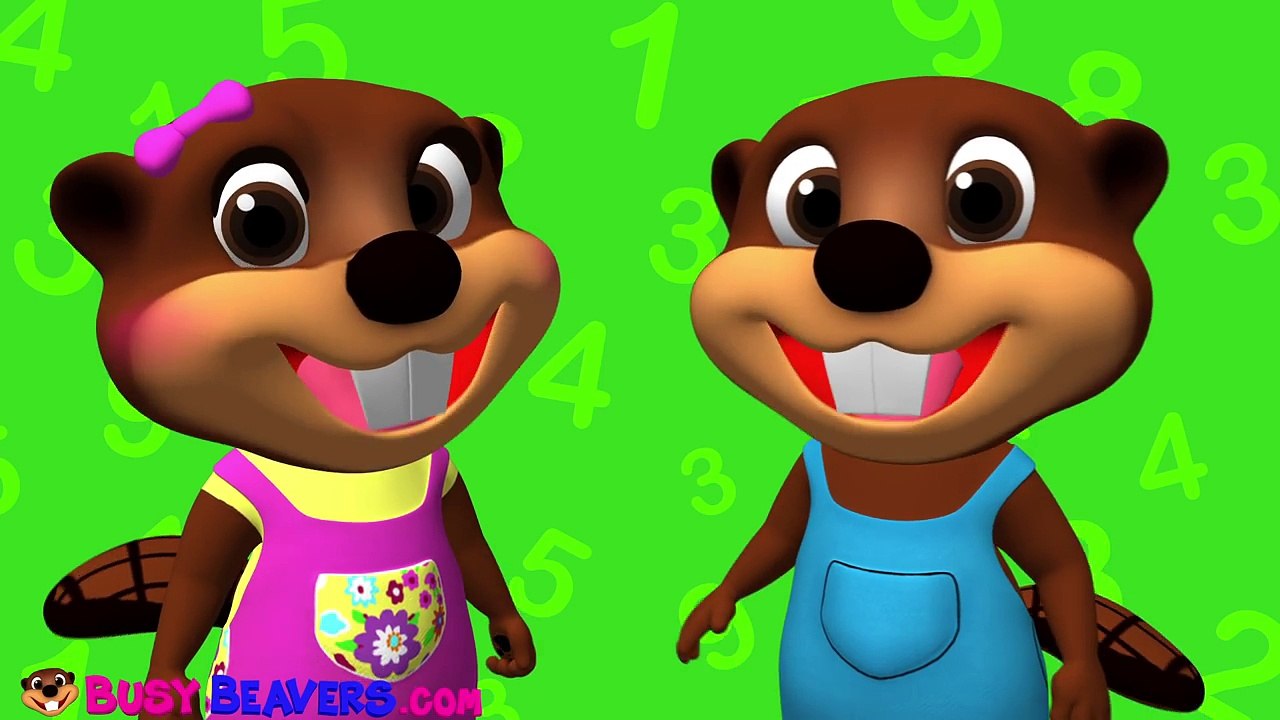 'Count to 10'   123 Numbers Song, 3D Rhyme for Kids, Learn to Count Numbers 1 to 10 by Busy Beavers