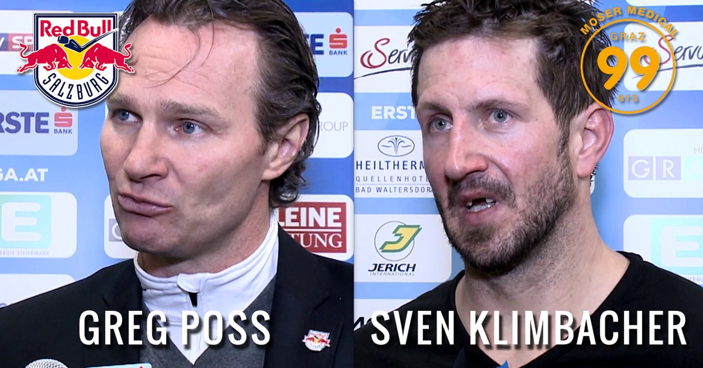 EBEL: Graz 99ers gegen Red Bull Salzburg - 11.1.2016 - Die Stimmen zum Spiel