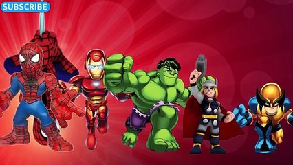 DADDY FINGER SONG SPIDERMAN TOYS VIDEOS FOR KIDS Finger Family Song