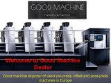Used Heidelberg Printing Machines Dealer In Europe