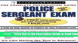 Read Police Sergeant Exam (Police Sergeant Exam (Learning Express)) Best Collection
