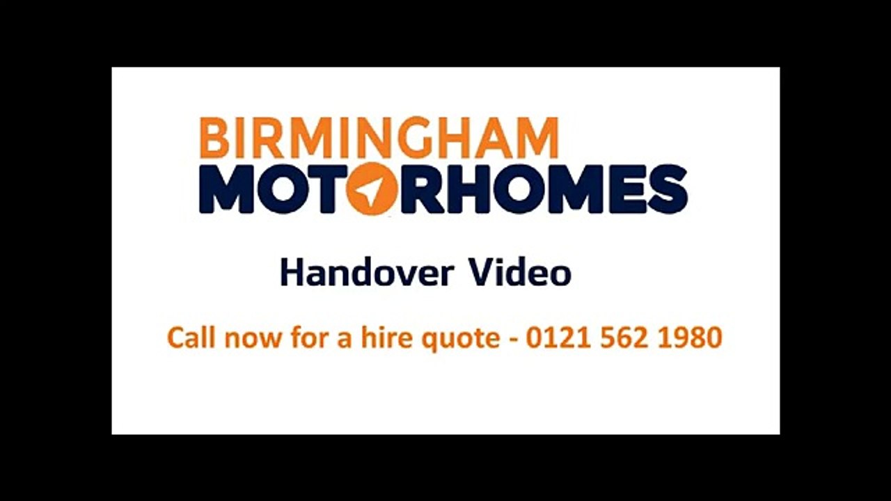Motorhome hire and campervan rental Birmingham - Call 0121 5