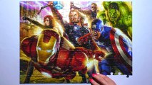 MARVEL AVENGERS Puzzle Games Rompecabezas Hulk Captain America Puzzles For Kids Learning T
