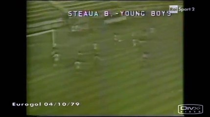 03.10.1979 - 1979-1980 UEFA Cup Winners' Cup 1st Round 2nd Leg Steaua Bükreş 6-0 BSC Young Boys