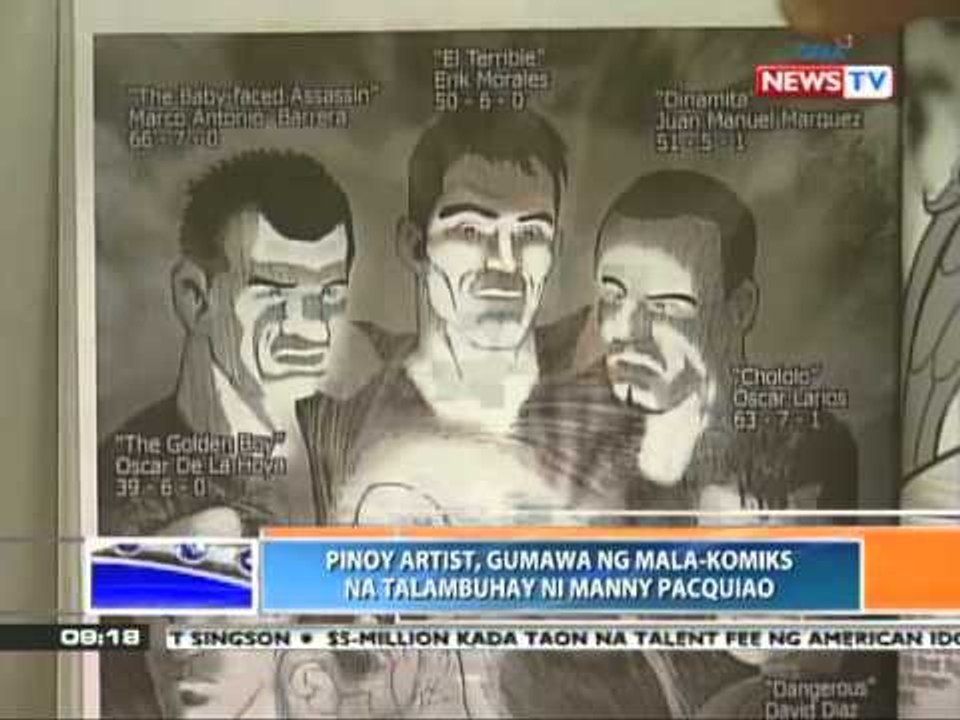 News to Go - Pinoy artist creates comic about Pacquiao's life - 051611
