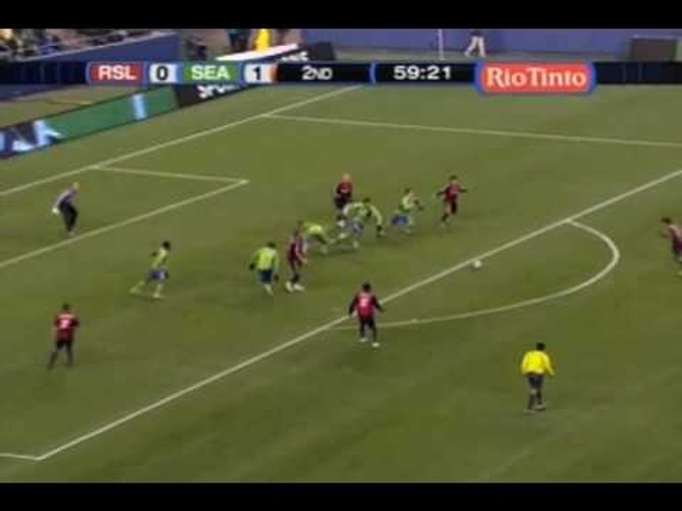 Real Salt Lake at Seattle Sounders FC  3/28/09 - Game Highlights
