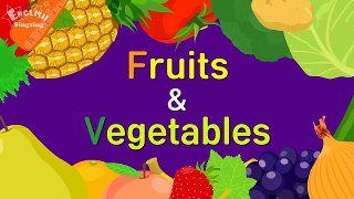 Kids vocabulary - Fruits & Vegetables 2- Learn English for kids - English educational vide