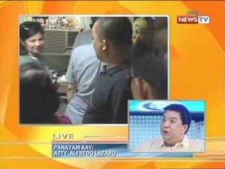 News to Go - Interview with Atty. Alfredo Lazaro, legal counsel of delas Alas family 5/20/11