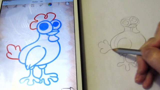 Как нарисовать поэтапно курочку. Рисуем курочку по шагам How to draw Chicken step by step