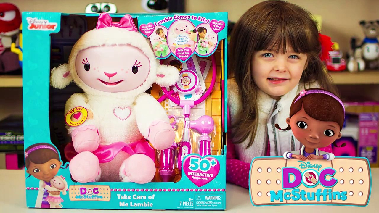 Doc McStuffins Toys Take Care of Me Lambie Disney Junior Kinder Playtime