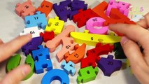 12345678910 TRAIN Puzzle Video Game for Children Learning Numbers Teach Baby Numeros Learn Color 123