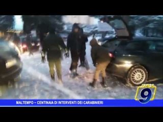Maltempo, centinaia di interventi dei carabinieri