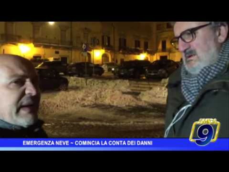 Emergenza neve, comincia la conta dei danni