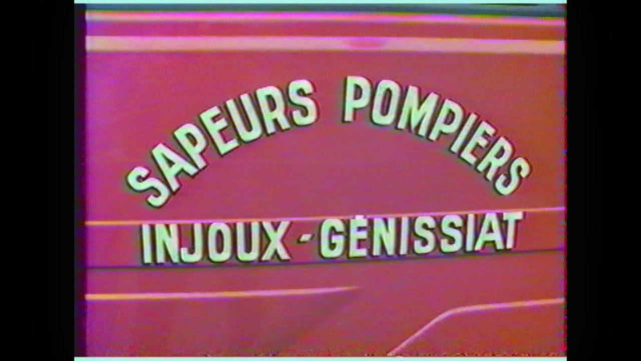 Repas pompiers Genissiat année 1983