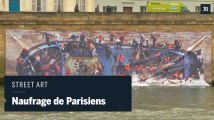 Street aert : Parisiens naufragés sur les quais de Seine