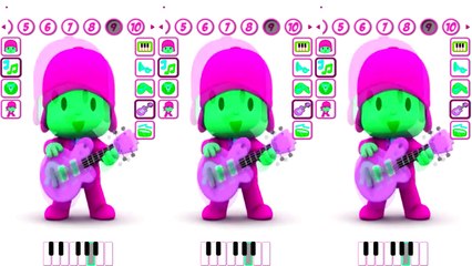 Learn Colors with Talking Pocoyo Cars Painting - Learning Colours & Songs for Kids Childre