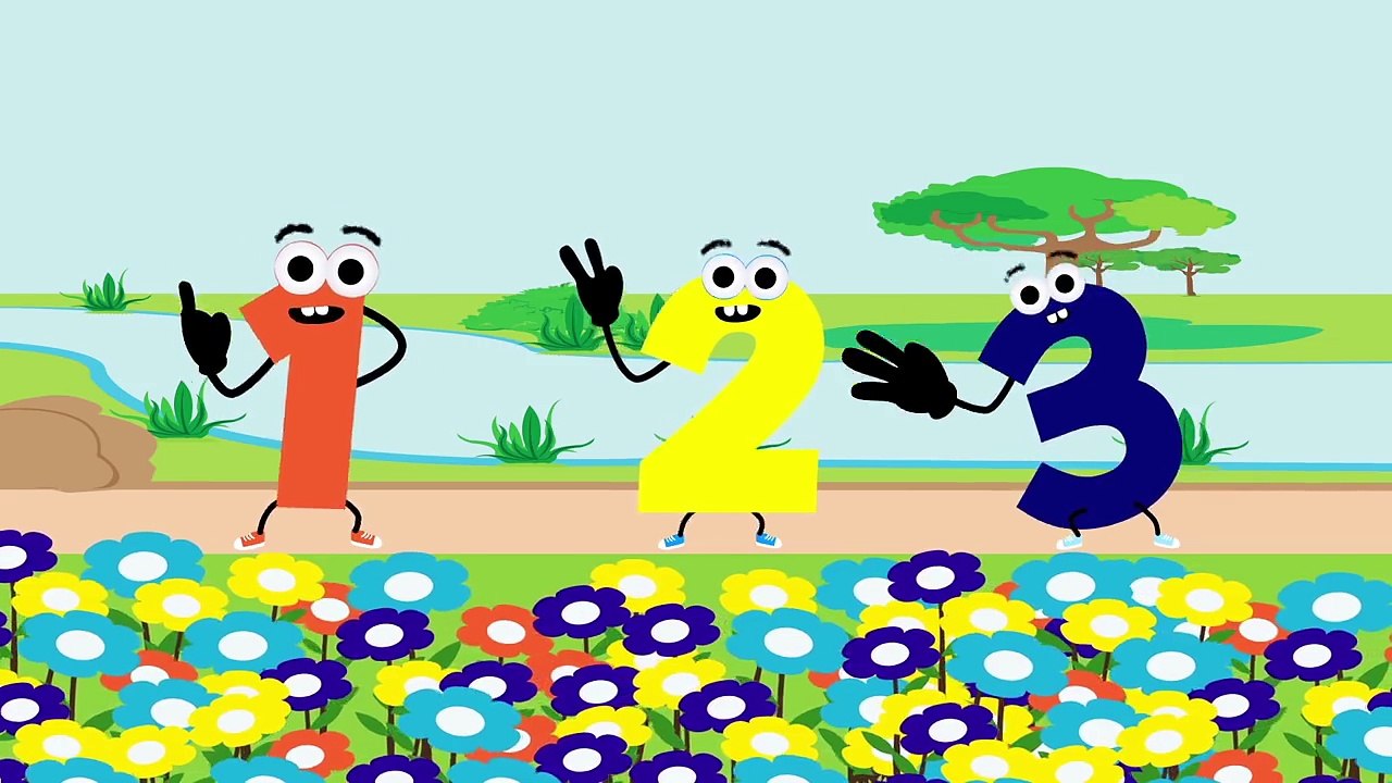 One Two Three Song! - Numbers Song for Kids from Akili and Me