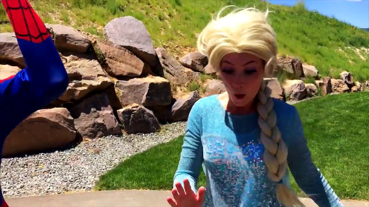 Frozen Elsa Marries Joker?¿ Double Wedding Maleficent Marries Spiderman Funny Super Hero Prank In 4K
