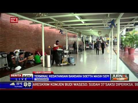 Terminal Keberangkatan Bandara Soetta Ramai Calon Penumpang