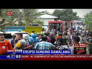 Ratusan Warga Dievakuasi Akibat Erupsi Gunung Gamalama