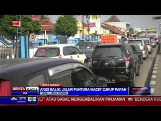 Download Video: Arus Balik Mudik, Jalur Pantura Kota Tegal Macet Parah