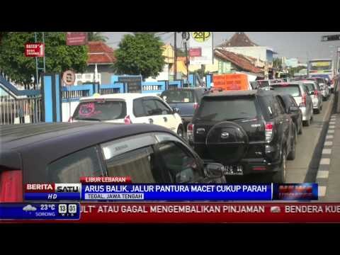 Arus Balik Mudik, Jalur Pantura Kota Tegal Macet Parah