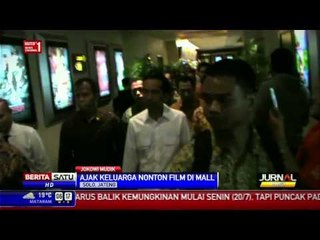 Jokowi dan Keluarga Nonton Comic 8 di Bioskop