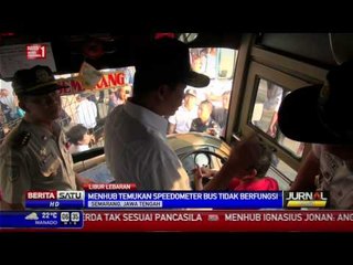 Sidak Terminal Terboyo, Jonan Temukan Bus dengan Speedometer Mati