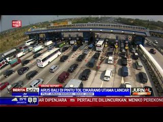 Drone Report: Arus Balik di Tol Cikarang Utama Normal