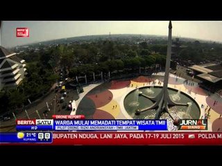 Drone Report: TMII Terlihat Padat Pengunjung