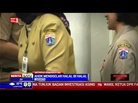 Hari Pertama Masuk Kerja, Ahok Gelar Halal Bihalal