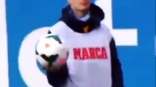 ThugLife ball boy throws ball away from Cristiano Ronaldo