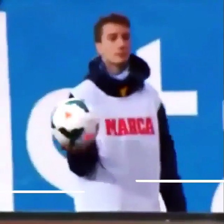 ThugLife ball boy throws ball away from Cristiano Ronaldo
