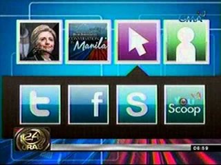 US Sec. of State Hillary Rodham Clinton, a conversation in Manila, matutunghayan bukas dito sa GMA