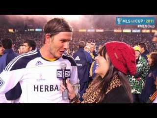 MLS Cup Post-Game: David Beckham 1-on-1