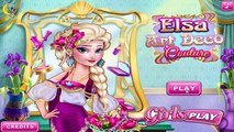 Princess Elsa Art Deco Couture - Frozen Elsa Video Game for Girls