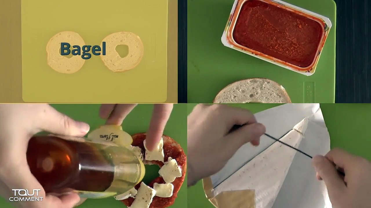 Recette de Bagel soubressade, miel & brie  - recette facile et originale-ep-vp9ckTo0