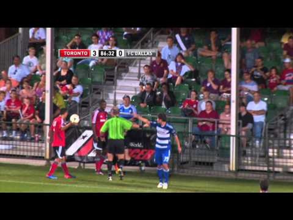 Soccer referee gets absolutely crushed