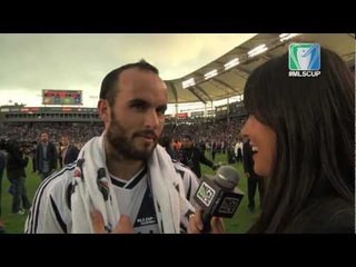 Landon Donovan MLS Cup POSTGAME: Donovan excited to make history with 5th Cup win